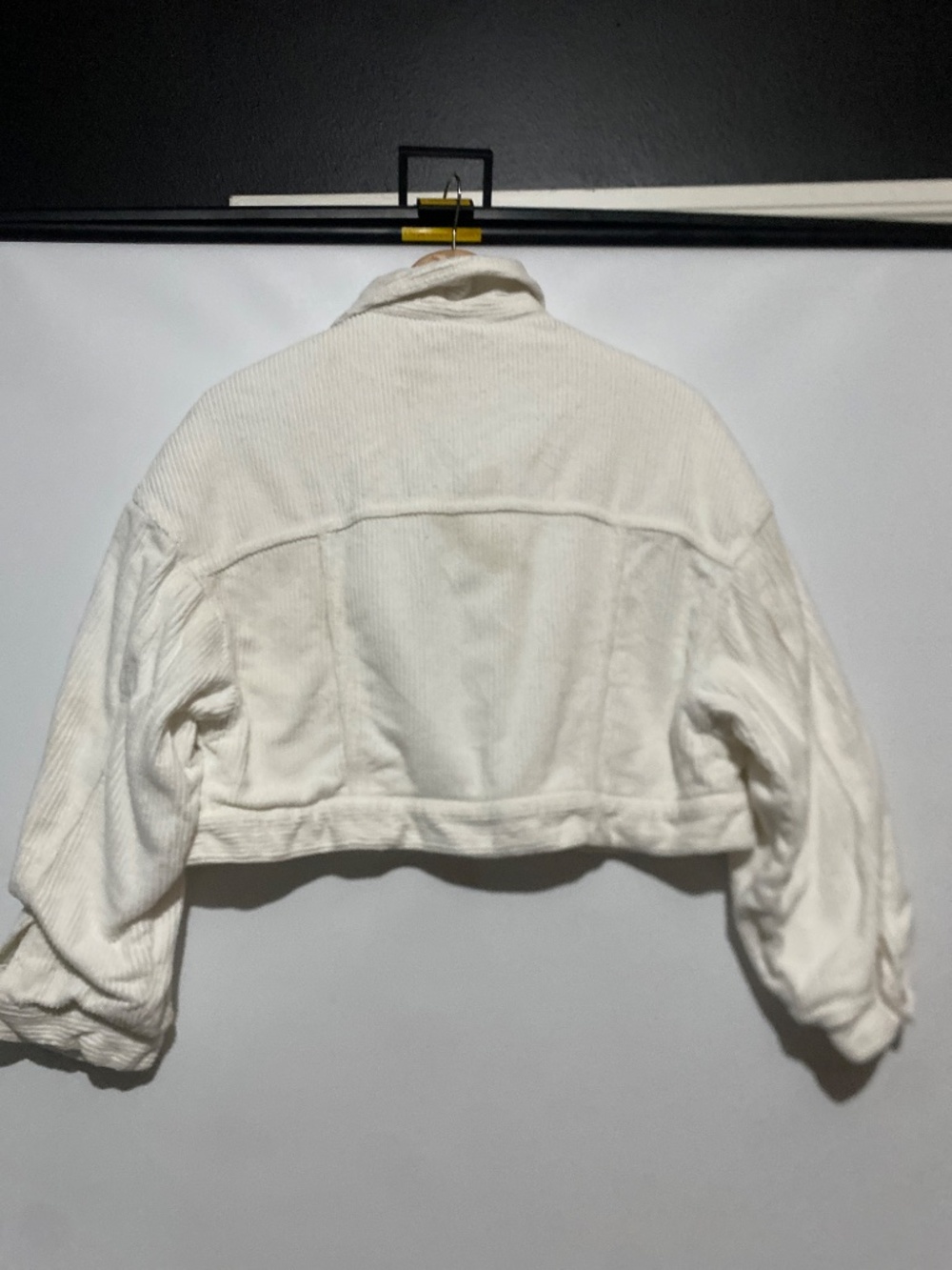 Zara M Cropped Corduroy Trucker Jacket - Picture 3 of 8
